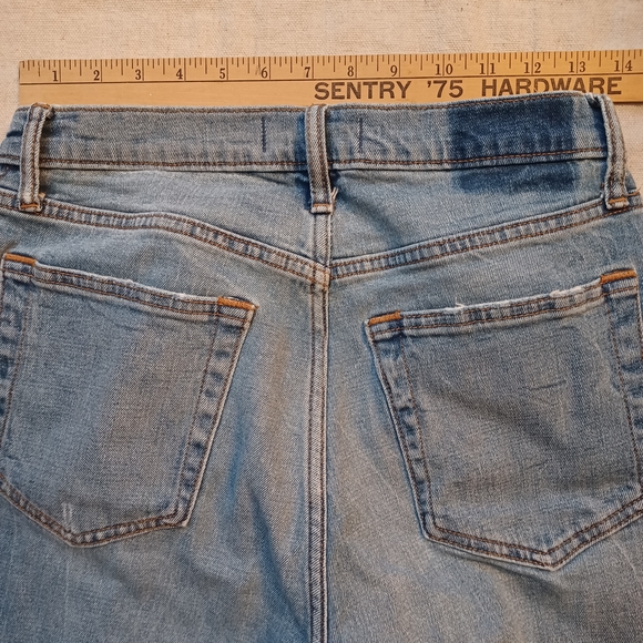 Abercrombie & Fitch Ankle Straight Ultra High Rise Jeans Women's Size 8L - Picture 6 of 8